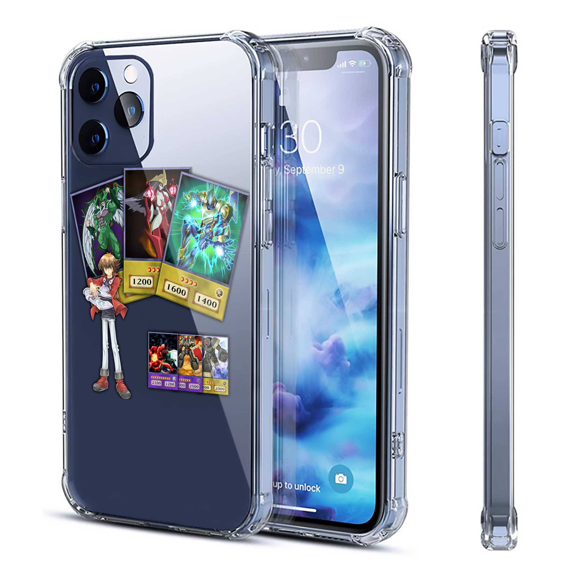 （画像用） 遊☆戯☆王 Yu-Gi-Oh! 【iPhone 12シリーズ対応】透明スマホケース（クリアソフトケース）